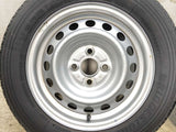 ブリヂストン V600 155/80R14 88/86 /トヨタ純正 5.0J+ 100-4穴 4本