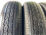 ブリヂストン V600 155/80R14 88/86 /トヨタ純正 5.0J+ 100-4穴 4本
