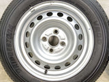 ブリヂストン V600 155/80R14 88/86LT /トヨタ純正 AL 5.0J+ 100-4穴 4本