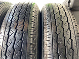 ブリヂストン V600 155/80R14 88/86LT /トヨタ純正 AL 5.0J+ 100-4穴 4本