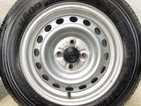 ブリヂストン V600 155/80R14 88/86LT /トヨタ純正 AL 5.0J+ 100-4穴 4本