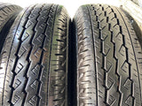 ブリヂストン V600 155/80R14 88/86LT /トヨタ純正 AL 5.0J+ 100-4穴 4本