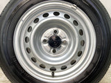 トーヨータイヤ V-02 155/80R14 88/86LT /トヨタ純正 AL 5.0J+ 100-4穴 4本
