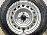 トーヨータイヤ V-02 155/80R14 88/86LT /トヨタ純正 AL 5.0J+ 100-4穴 4本