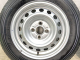 ブリヂストン V600 155/80R14 88/86LT /トヨタ純正 AL 5.0J+ 100-4穴 4本