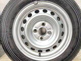ブリヂストン V600 155/80R14 88/86LT /トヨタ純正 AL 5.0J+ 100-4穴 4本