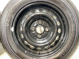 ブリヂストン V600 155/80R14 88/86LT /トヨタ純正 AL 5.0J+ 100-4穴 4本