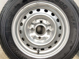 ブリヂストン V600 165/80R14 97/95LT /日産純正 5.0J+ 114.3-4穴 4本