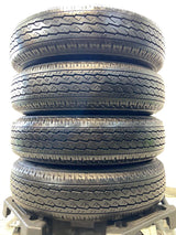 ブリヂストン V600 155/80R14 88/86LT /トヨタ純正 AL 5.0J+39 100-4穴 4本