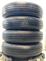ブリヂストン V600 155/80R14 88/86LT /トヨタ純正 AL 5.0J+ 100-4穴 4本