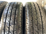 ブリヂストン エコピアR710 165/80R14 97/95LT /日産純正 5.0J+ 114.3-4穴 4本
