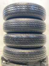 ブリヂストン V600 155/80R14 88/86LT /トヨタ純正 AL 5.0J+39 100-4穴 4本