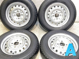 ブリヂストン V600 165/80R14 97/95LT /日産純正 5.0J+ 114.3-4穴 4本