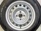 ハンコック VANTRA LT 155/80R14 88/86N LT /トヨタ純正 AL 5.0J+ 100-4穴 4本