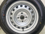 ダンロップ SP 175L 155/80R14 88/86N LT /トヨタ純正 AL 5.0J+ 100-4穴 4本