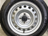 ダンロップ エナセーブ VAN01 155/80R14 88/86LT /トヨタ純正 AL 5.0J+ 100-4穴 4本
