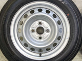 ダンロップ エナセーブ VAN01 155/80R14 88/86N LT /トヨタ純正 AL 5.0J+ 100-4穴 4本