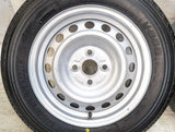 ブリヂストン V600 155/80R14 88/86LT /トヨタ純正 AL 5.0J+ 100-4穴 4本