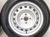 ブリヂストン V600 155/80R14 88/86LT /トヨタ純正 AL 5.0J+ 100-4穴 4本