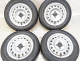 ブリヂストン V600 155/80R14 88/86N LT /トヨタ純正 AL 5.0J+ 100-4穴 4本