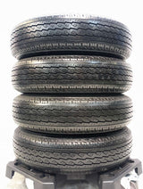 ブリヂストン V600 155/80R14 88/86N LT /トヨタ純正 AL 5.0J+ 100-4穴 4本