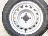 ブリヂストン V600 155/80R14 88/86N LT /トヨタ純正 AL 5.0J+ 100-4穴 4本