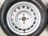 ブリヂストン V600 155/80R14 88/86N LT /トヨタ純正 AL 5.0J+ 100-4穴 4本
