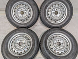 ブリヂストン V600 165/80R14 97/95N LT /日産純正 5.0J+ 114.3-4穴 4本