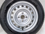 ブリヂストン V600 155/80R14 88/86N LT /トヨタ純正 AL 5.0J+ 100-4穴 4本