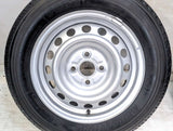 ブリヂストン V600 155/80R14 88/86N LT /トヨタ純正 AL 5.0J+ 100-4穴 4本