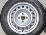 ブリヂストン V600 155/80R14 88/86N LT /トヨタ純正 AL 5.0J+39 100-4穴 4本