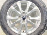 ヨコハマ ブルーアース-GT AE51 185/65R15 /マツダ純正 デミオ 5.5J+40 100-4穴 4本