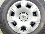 ブリヂストン V600 195/80R15 107/105LT /トヨタ純正 6.0J+ 139.7-6穴 4本