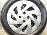 ブリヂストン NEWNO 185/60R15 /トヨタ純正 G4 5.5J+45 100-4穴 4本
