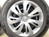 ヨコハマ ブルーアースGT AE51 185/65R15 /マツダ純正 5.5J+ 100-4穴 4本