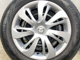ヨコハマ ブルーアースGT AE51 185/65R15 /マツダ純正 5.5J+ 100-4穴 4本