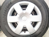 ブリヂストン V600 195/80R15 107/105 /トヨタ純正 HS 6.0J+ 139.7-6穴 4本