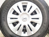 ブリヂストン V600 195/80R15 107/105 /日産純正 5.5J+ 139.7-6穴 4本