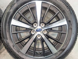 ブリヂストン NEWNO 205/55R16 /スバル純正 6.5J+55 100-5穴 4本
