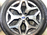 ブリヂストン デューラー H/P スポーツ 225/60R17 /スバル純正 7.0J+48 114.3-5穴 4本