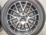 ヨコハマ ブルーアース E51A 225/60R17 / F-Direction 7.0J+48 100-5穴 4本