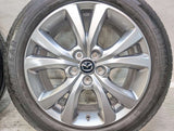 グッドイヤー エフィシェント グリップ PERFOR MANCE 215/55R18 /マツダ純正 7.0J+45 114.3-5穴 4本
