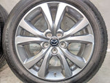 グッドイヤー エフィシェント グリップ PERFOR MANCE 215/55R18 /マツダ純正 7.0J+45 114.3-5穴 4本