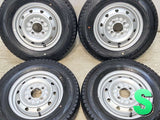 ダンロップ ウィンターマックス SV01 145/80R12 80/78LT / TOPY M74 3.5J+ 100-4穴 4本
