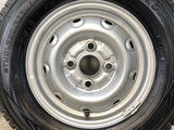 ダンロップ ウィンターマックス SV01 145/80R12 80/78LT / TOPY E46 3.5J+ 100-4穴 4本