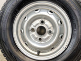 ダンロップ ウィンターマックス SV01 145/80R12 80/78LT / TOPY E46 3.5J+ 100-4穴 4本