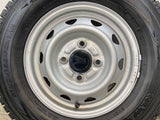 ダンロップ ウィンターマックス SV01 145R12 6PR / キャロウィン T3 3.5J+ 100-4穴 4本