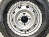ダンロップ ウィンターマックス SV01 145/80R12 80/78LT / キャロウィン T3 3.5J+ 100-4穴 4本