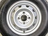 ヨコハマ アイスガード iG91 145/80R12 86/84N LT / キャロウィン T3 3.5J+34 100-4穴 4本