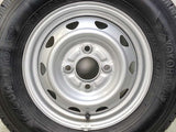 ヨコハマ アイスガード iG91 145/80R12 86/84N LT / キャロウィン T3 3.5J+34 100-4穴 4本